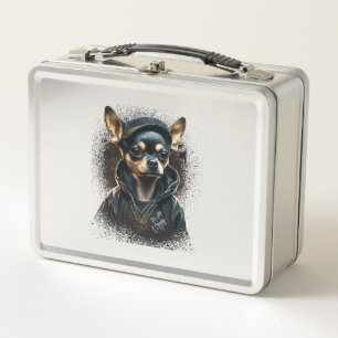 Lunch Box Chihuahua Cool Chien Rap Hip-Hop Gangster