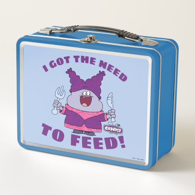 Lunch Box Chouette avec Fourche et couteau (Devant)