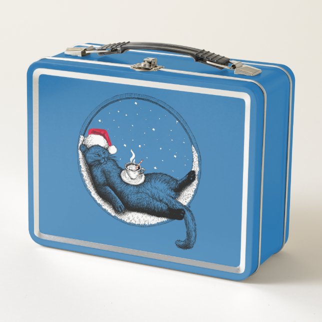 Lunch Box Christmas Cat (Devant)