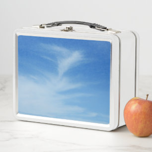 Lunch Box Ciel bleu avec nuages blancs Abstrait Nature Photo