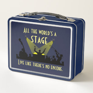 Lunch Box Citation inspirante Toute la scène du monde