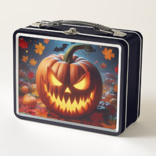 Lunch Box citrouille/Halloween/chauve-souris éffrayant