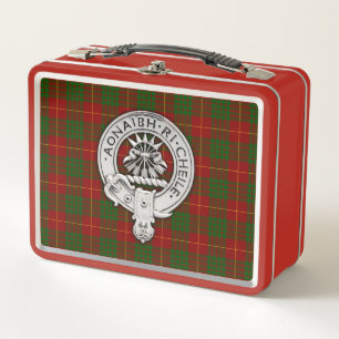Lunch Box Clan Cameron Crest & Tartan