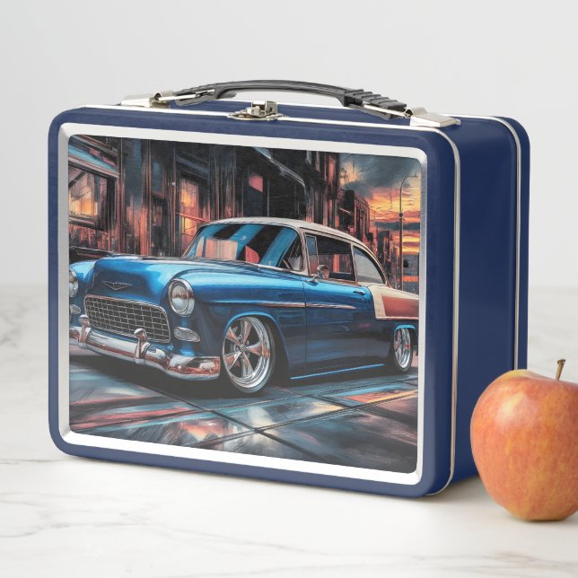 Lunch Box Classic Muscle Car 1956 (En situation)