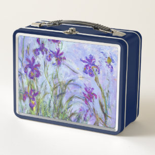 Lunch Box Claude Monet - Lilac Irises / Iris Mauves
