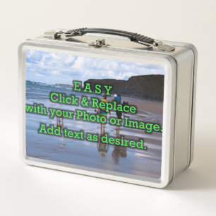 Lunch Box Cliquez et remplacez facilement les photos pour en