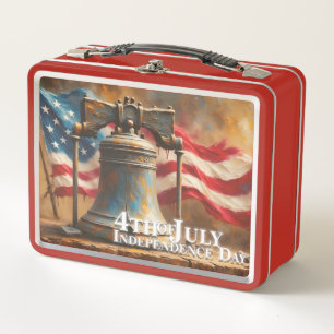 Lunch Box Cloche de la Liberté pour la célébration du 4 juil