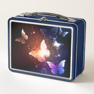 Lunch Box Clowing Night Butterflies