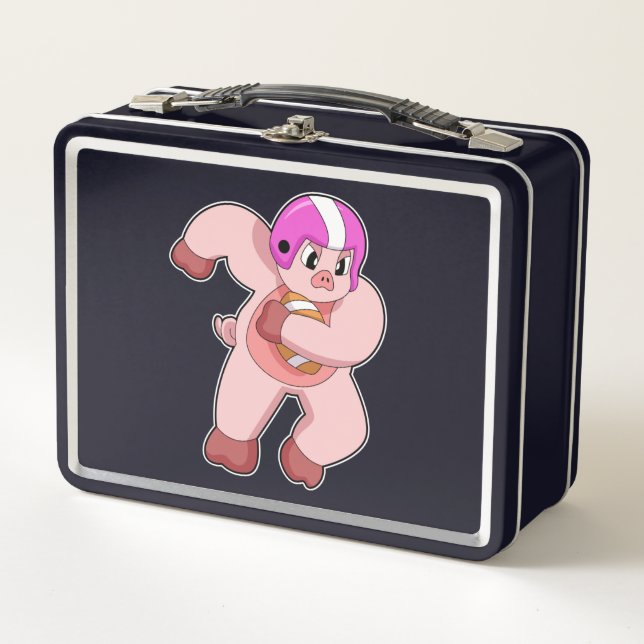 Lunch Box Cochon de football (Devant)