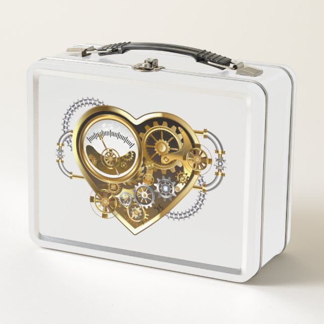 Lunch Box Coeur vapeur avec un manomètre (Devant)