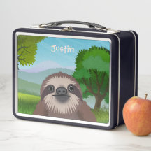 Coffret de déjeuner Monogrammé avec un joli sourir