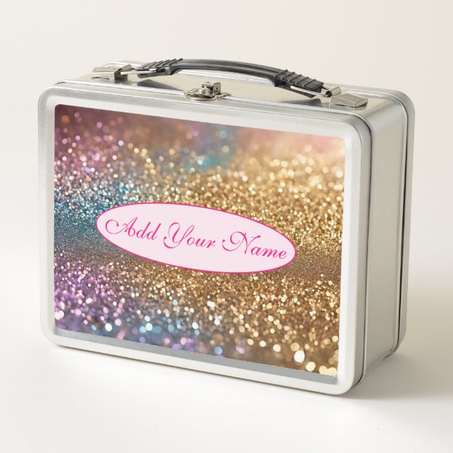 Lunch Box Collection Holographique Opal Parties scintillant  (Devant)
