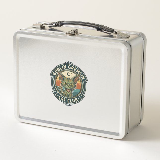 Lunch Box Conception de chat mignon de lutin gremlin - Gobel (Devant)