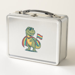 Lunch Box Conception de chemise vectorielle de dinosaure de 