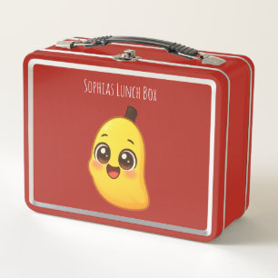 Lunch Box Conception de déjeuner à la banane Kawaii mignonne