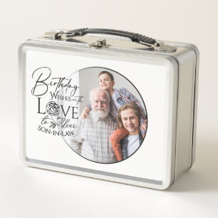 Lunch Box Conception de photo de calligraphie d'anniversaire
