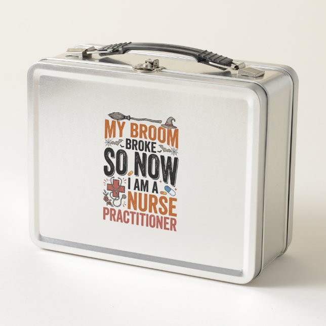Lunch Box Conception de sorcière d'infirmière praticienne dr (Devant)