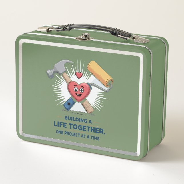 Lunch Box Construire une vie ensemble | Cute do-it-yourself  (Devant)