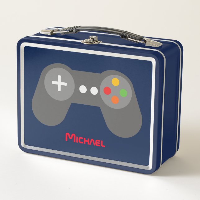 Lunch Box Contrôleur de jeu vidéo bleu (Devant)