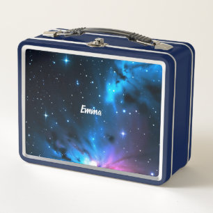Lunch Box Cool Flèches célestes d'étoiles Nom personnalisé S