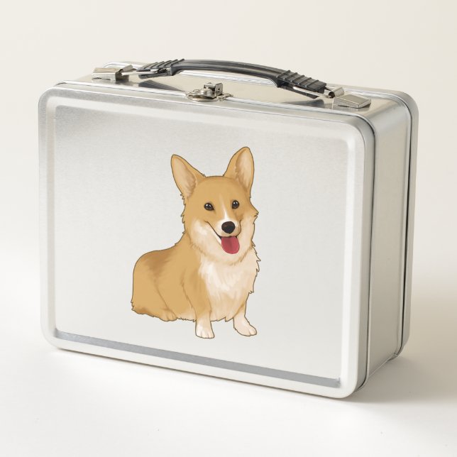 Lunch Box Corgi doux et souriant (Devant)