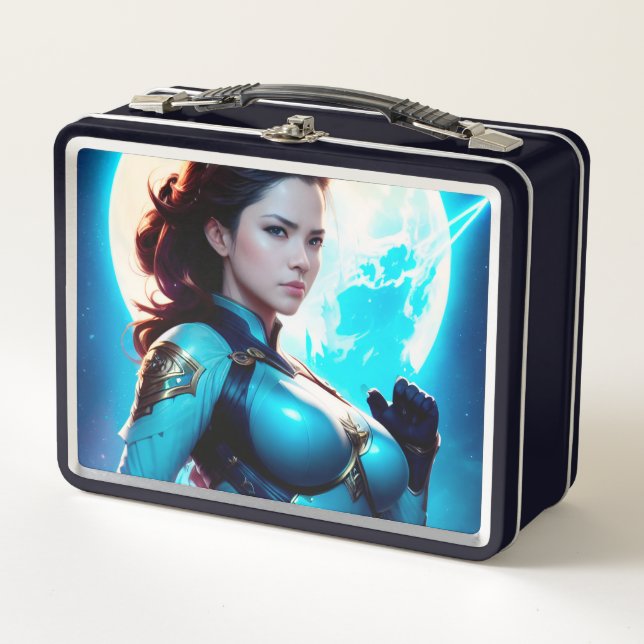 Lunch Box Cosmic Retro 50's Sci-Fi Nova Space Ranger (Devant)