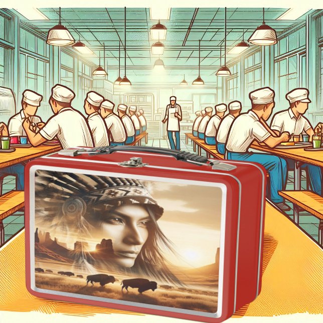 Lunch Box Coucher de soleil de guerrier légendaire (Créateur téléchargé)