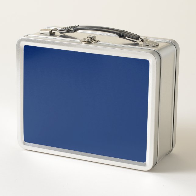 Lunch Box Couleur solide bleue royale (Devant)
