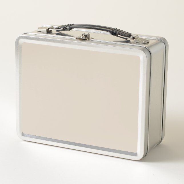Lunch Box Couleur solide en lin naturel (Devant)
