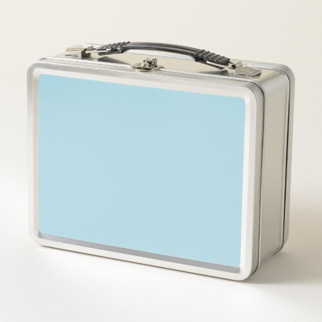 Lunch Box Couleur uni bleu clair (Devant)
