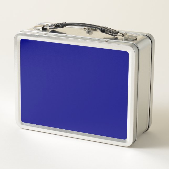 Lunch Box Couleur uni bleu marine (Dos)