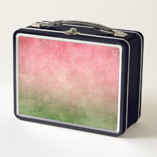 Lunch Box Couleurs Grunge - Rose et vert Rose