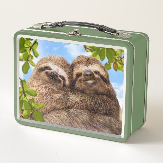 Lunch Box Couple de paresseux (Devant)
