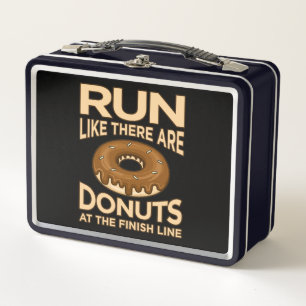Lunch Box Courez Comme Il Y A Des Donuts Marathon Runner
