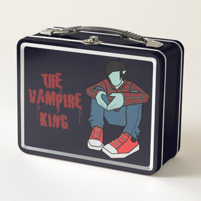 Lunch Box : Couverture d'album du roi Vampire (Devant)