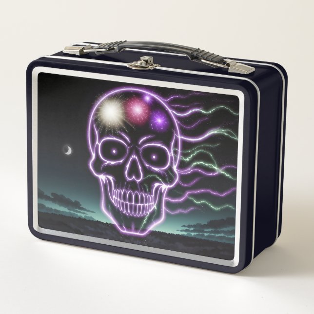 Lunch Box Crâne énergétique galactique (Devant)