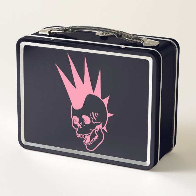 Lunch Box Crâne Punk personnalisable (Dos)
