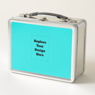 Lunch Box Créez votre propre cyan