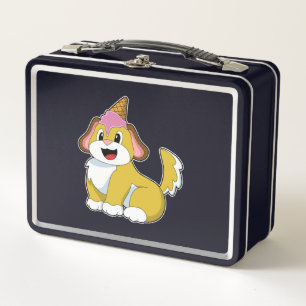Lunch Box Crème glacée Chien avec gaufre