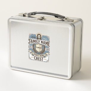 Lunch Box Crête de nom de famille Jésus Crête de nom de fami