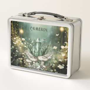 Lunch Box Cristaux magiques de forêts enchantées personnalis
