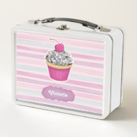 Cupcake rose Fille mignonne