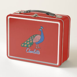 Lunch Box customizable Vivid Humble Peacock 