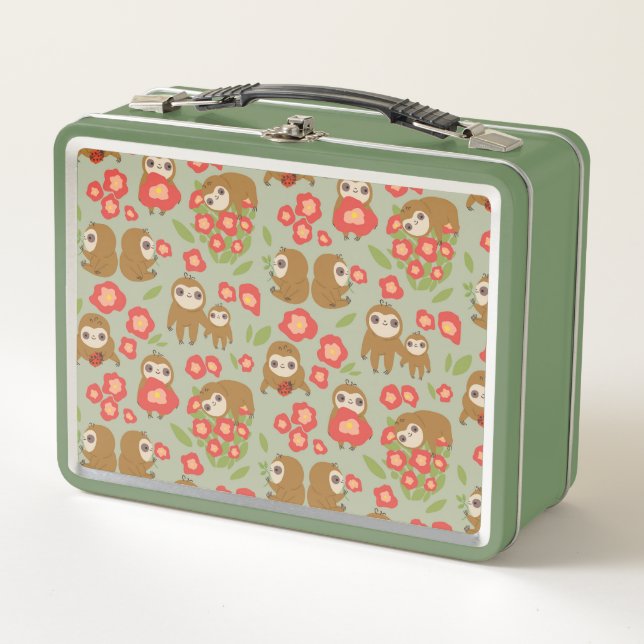 Lunch Box Cute animal paresseux (Devant)