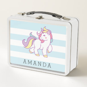 Lunch Box Cute Magique Unicorn Pastel couleur GIRLY