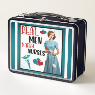 Lunch Box Cute Pinup_ Véritables Hommes Épouses Épouses