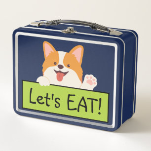 Lunch Box Cute Puppy School Buddy Personnalisé