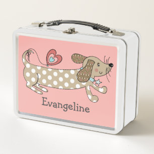 Lunch Box Dachshund, chien de saucisse personnalisé