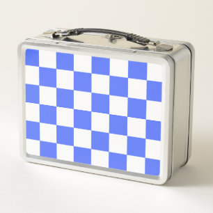 Lunch Box Damier saphir classique visuel 