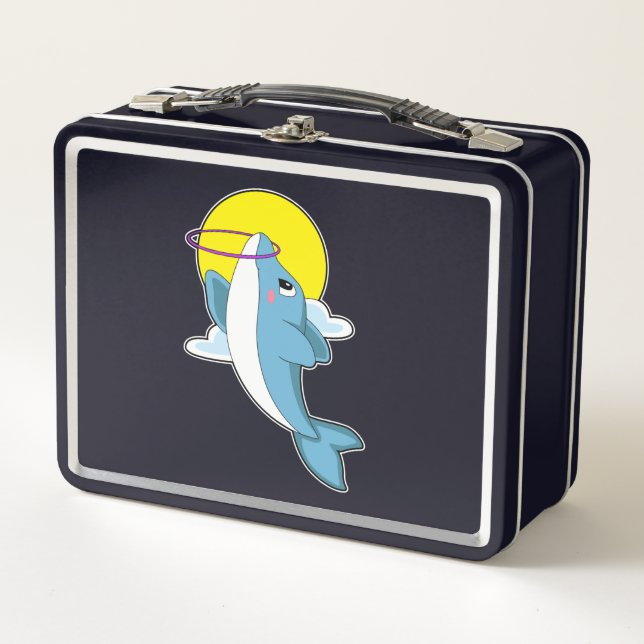 Lunch Box Dauphin avec pneus Fitness (Devant)